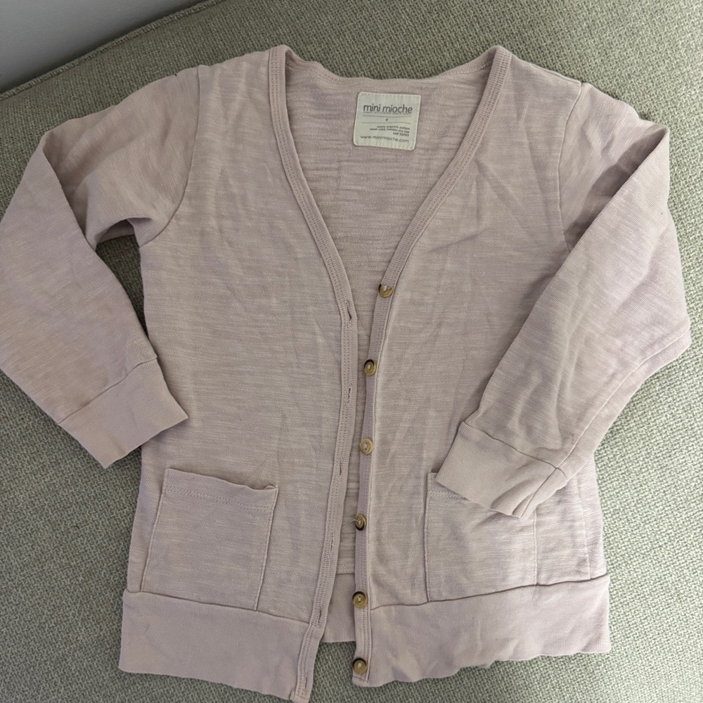 Mini Mioche Light Pink Cardigan